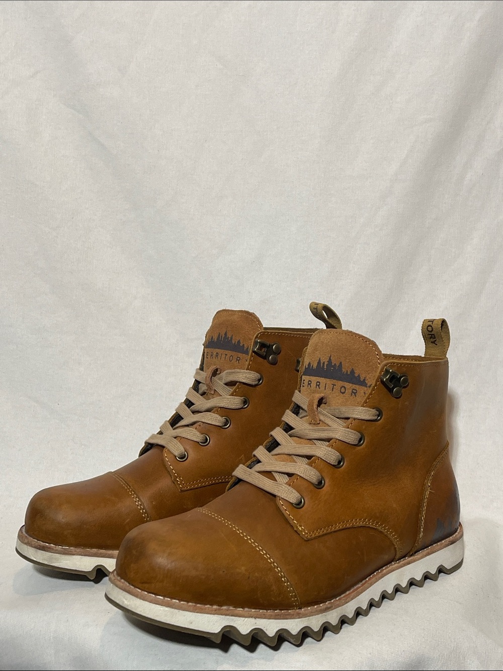 Territory Men’s Zion Water-Resistant Lace-Up Ankle Boots - Like New! Size 9 Wide